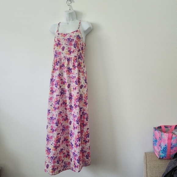 LoveShackFancy Faraday Floral-Print Slip Maxi Dress Size Medium - Picture 8 of 14